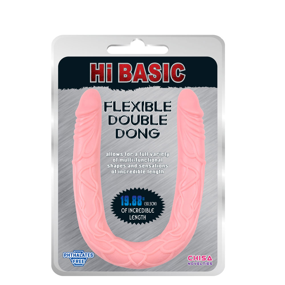 Jelly Flexible Double Dong-Flesh